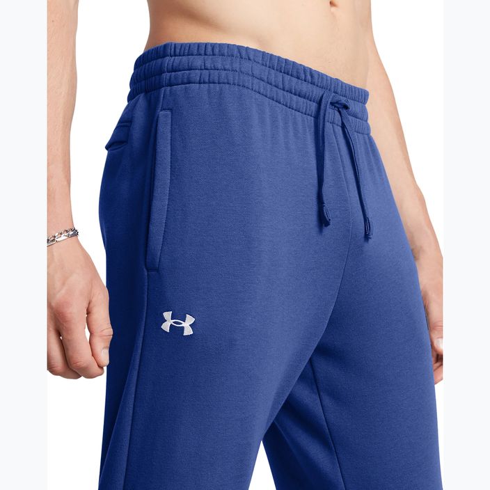 Мъжки панталони Under Armour Rival Fleece Joggers tech blue/white 3