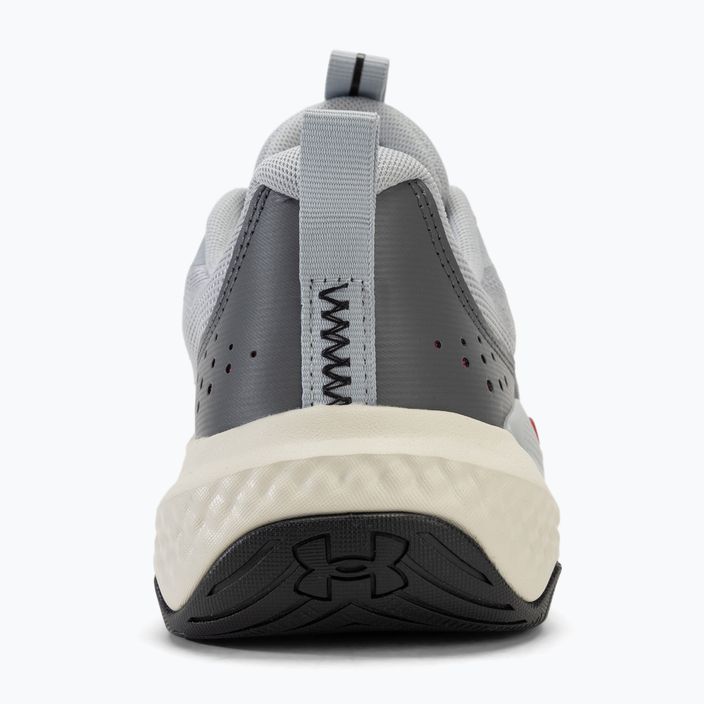 Under Armour Dynamic Select mod gray/castlerock/inferno red мъжки обувки за тренировка 6