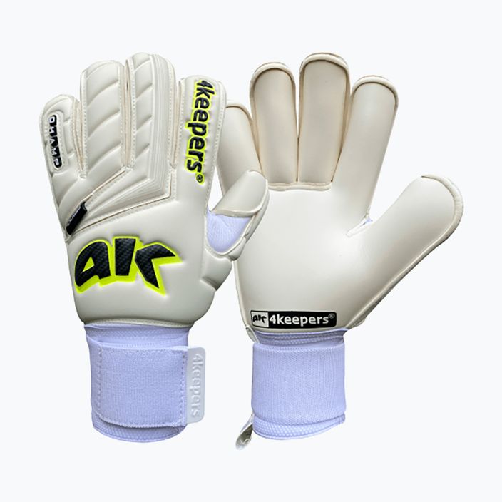 Детски вратарски ръкавици 4Keepers Champ Carbo V RF Strap white 6