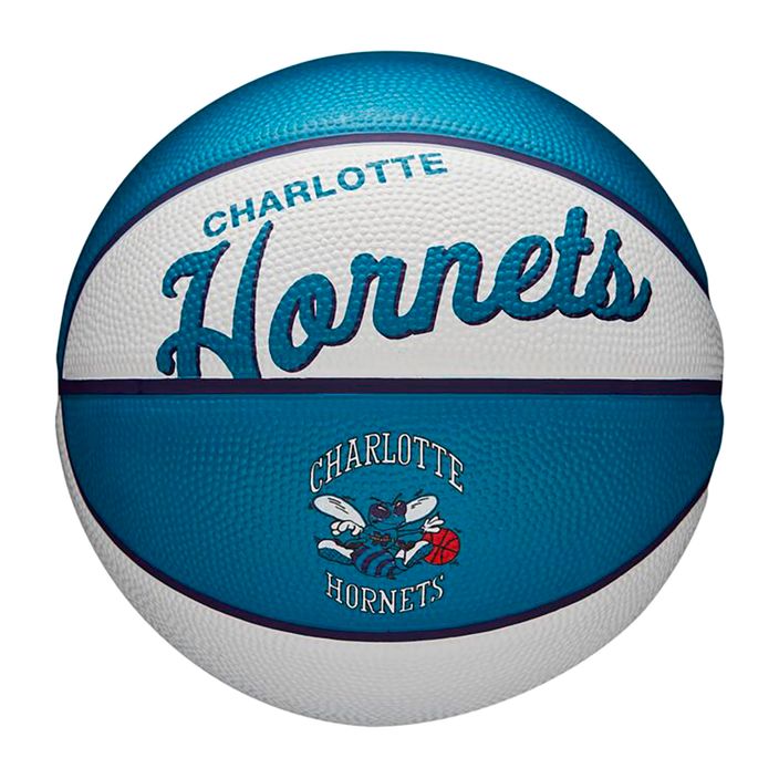 Wilson NBA Team Retro Mini Charlotte Hornets баскетбол син WTB3200XBCHA 3