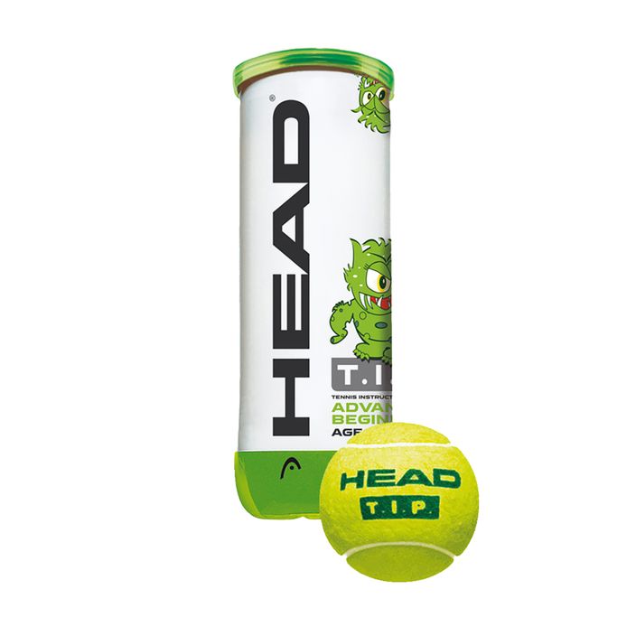 Детски топки за тенис HEAD Tip 3, зелени и жълти 578133 2