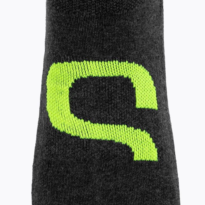 Чорапи за тенис Evoq Trainer графит/черно/жълто 3
