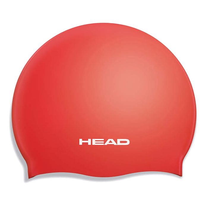 Детска плувна шапка HEAD Silicone Flat RD червена 455006 2