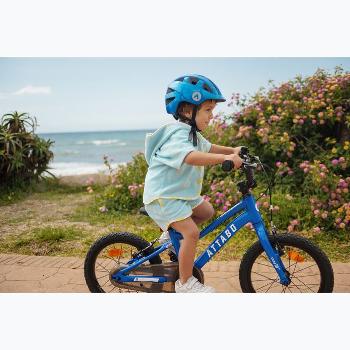 Детска велосипедна каска ATTABO K200 синя 12