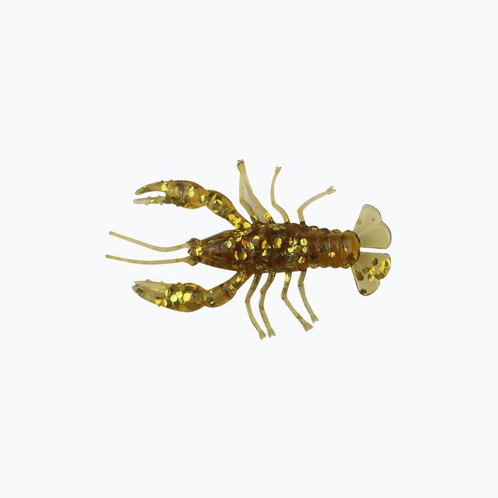 Гумена стръв Relax Crawfish 1 Standard 8 бр. Rootbeer-Gold Glitter CRF1-S