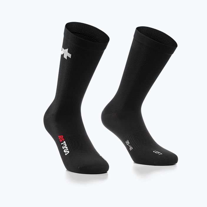 ASSOS RS Targa чорапи за колоездене черни P13.60.715.10 4