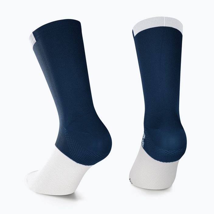 ASSOS GT C2 сини и бели чорапи за колоездене P13.60.700.2A.0 2