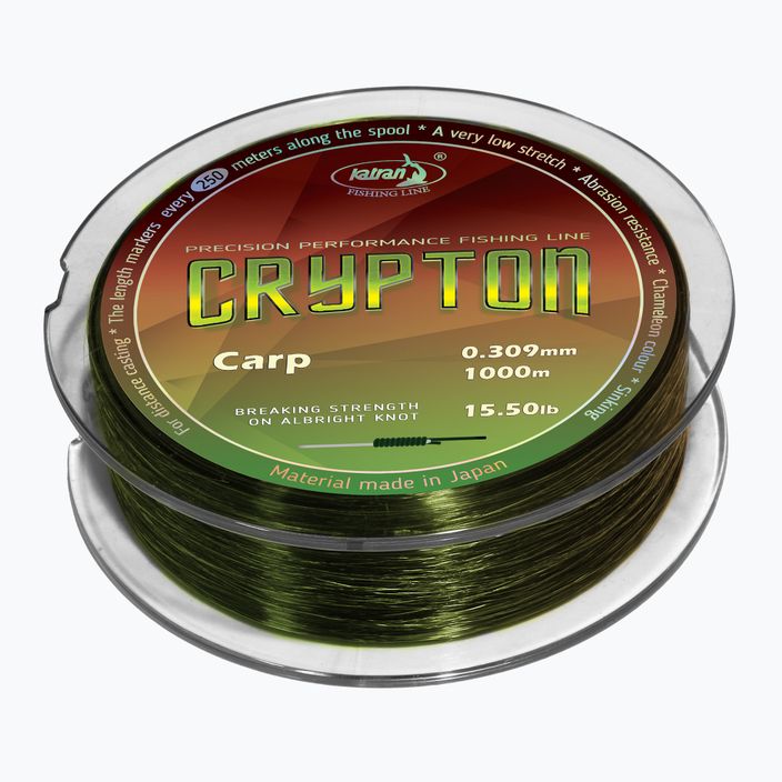 Карп въдица Katran Crypton Carp зелена 3