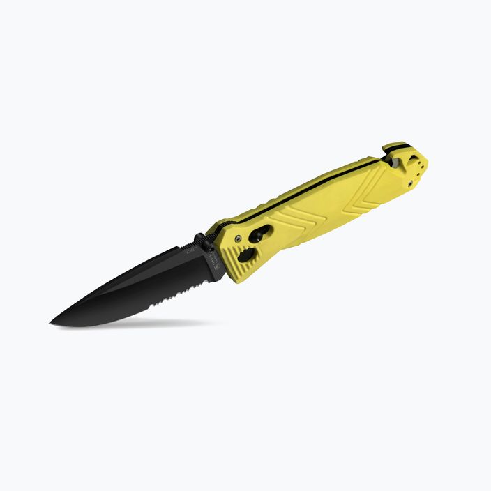 TB Outdoor CAC Serration PA6 GF жълт туристически нож 2