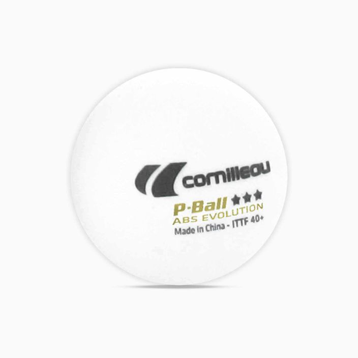 Cornilleau P-Ball*** ABS EVOLUTION топчета за тенис на маса 3 бр. Бели 2