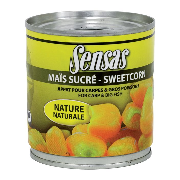 Sensas натурална жълта консервирана царевица с куки 04043 2