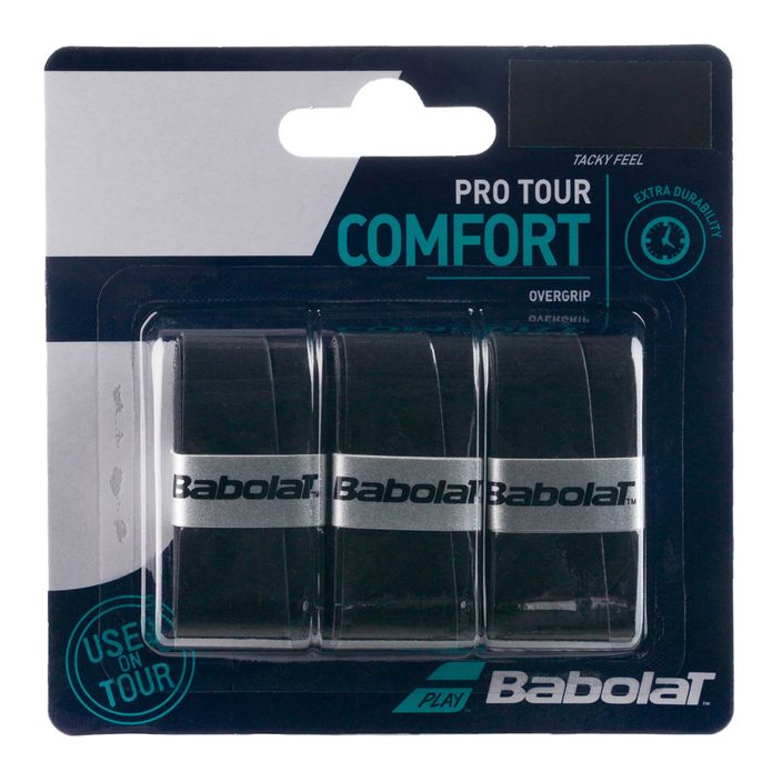 BABOLAT Pro Tour X3 Обвивки за тенис ракети черни 653037 2