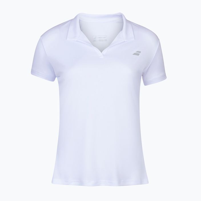 Детска тенис-поло блуза BABOLAT Play бяла 3GP1021