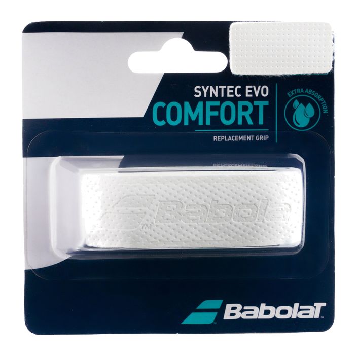 Обвивка за тенис ракета BABOLAT Syntec Evo X1 White 670067 2