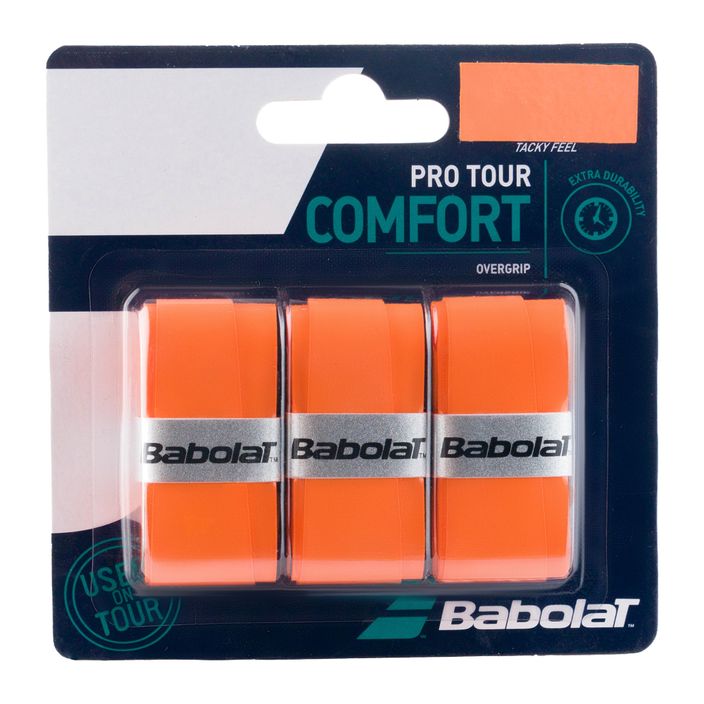 Обвивки за тенис ракети BABOLAT Pro Tour X3 Orange 653037 2