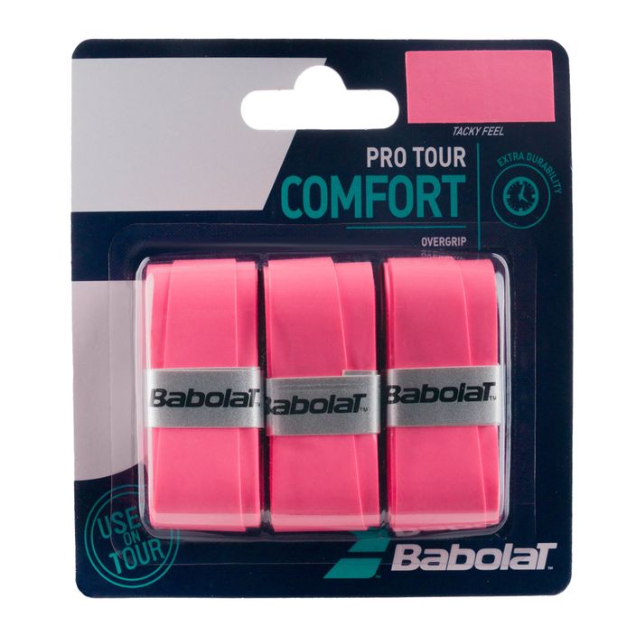 BABOLAT Pro Tour X3 Обвивки за тенис ракети розови 653037 2