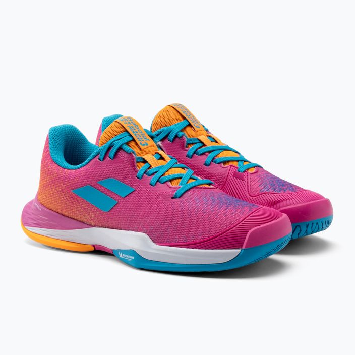 Детски обувки за тенис BABOLAT Jet Mach 3 AC pink 33S21648 5