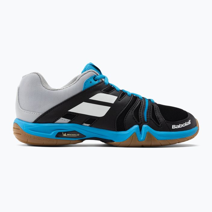 Мъжки обувки за бадминтон BABOLAT 22 Shadow Team black/blue 30F2105 2
