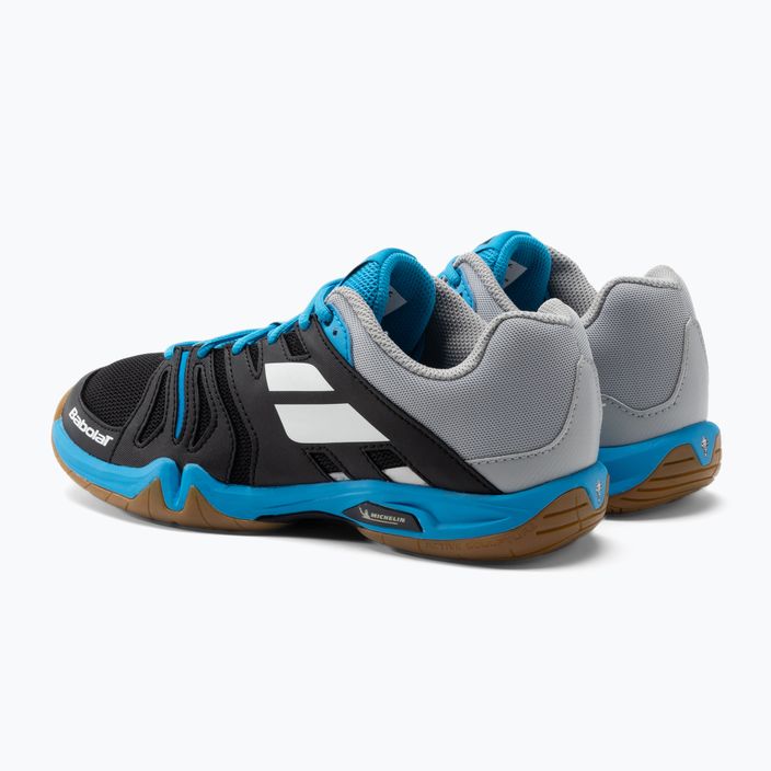 Мъжки обувки за бадминтон BABOLAT 22 Shadow Team black/blue 30F2105 3