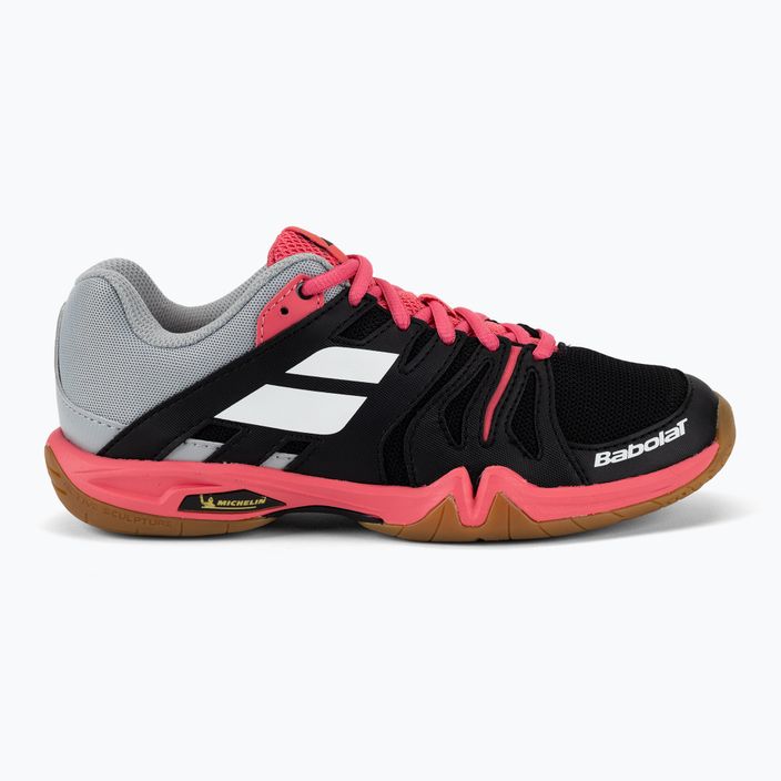 Дамски обувки за бадминтон BABOLAT 22 Shadow Team black/pink 31F2106 2