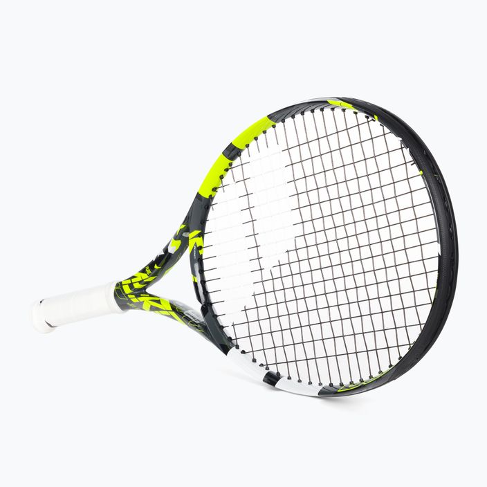 Детска тенис ракета Babolat Pure Aero Junior 26 сиво-жълта 140465 2