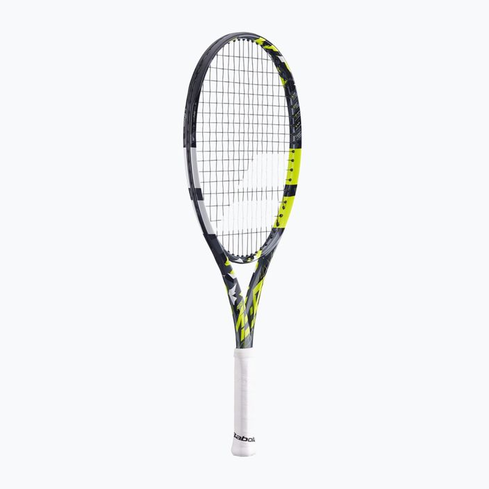 Детска тенис ракета Babolat Pure Aero Junior 25 сиво/жълто/бяло 2