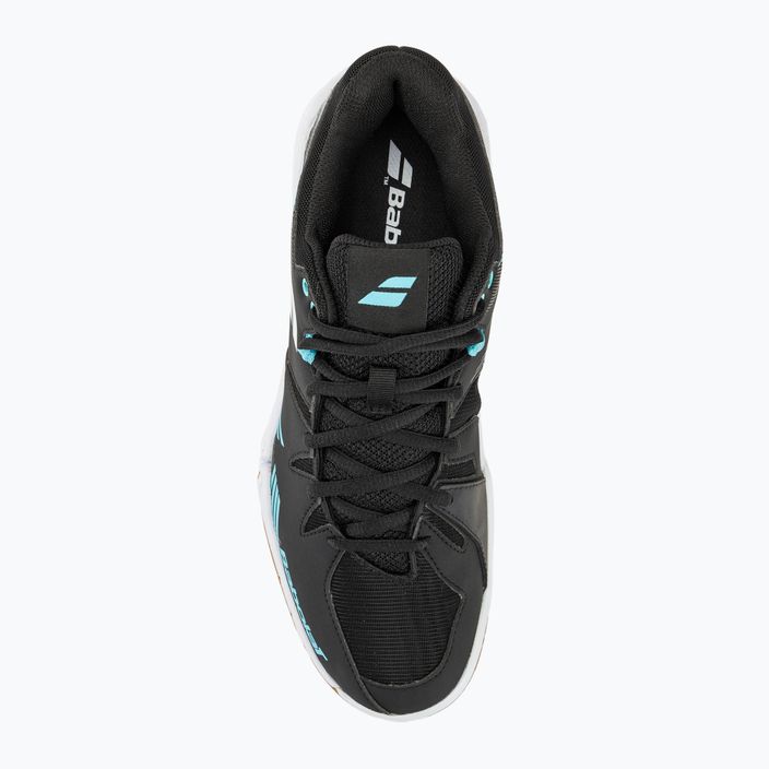 Мъжки обувки за бадминтон Babolat Shadow Spirit black/light blue 5
