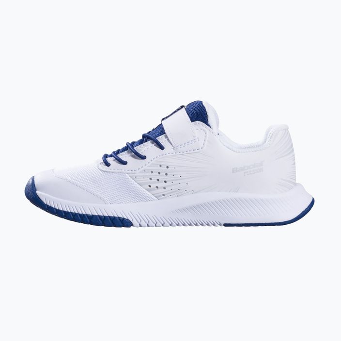Обувки за тенис Babolat Pulsion All Court Kid бяло/държавно синьо 13