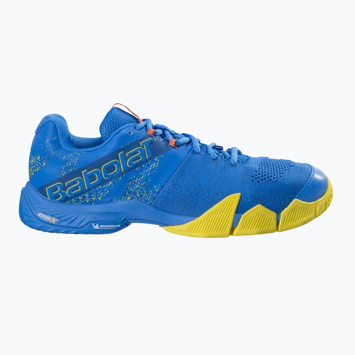 Мъжки обувки за гребане Babolat Movea френско синьо/вибриращо жълто 8