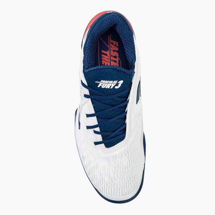 Babolat Propulse Fury 3 Clay white/estate blue мъжки обувки за тенис 5