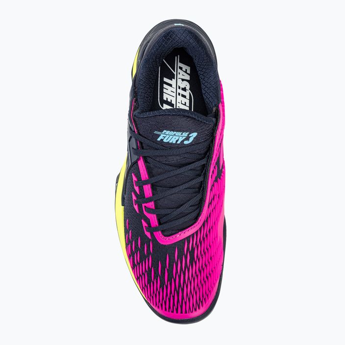 Мъжки обувки за тенис Babolat Propulse Fury 3 Clay dark blue/pink aero 5
