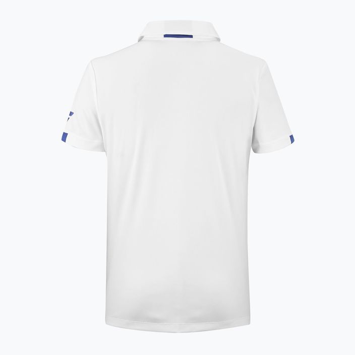 Мъжка поло тениска Babolat Играй бяло/бяло 3