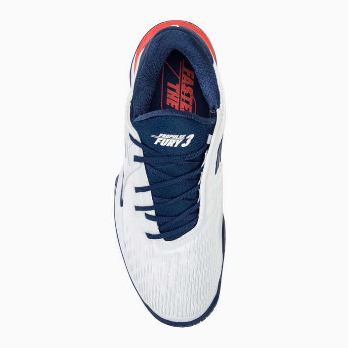 Мъжки обувки за тенис Babolat Propulse Fury 3 All Court white/estate blue 30S24208 5