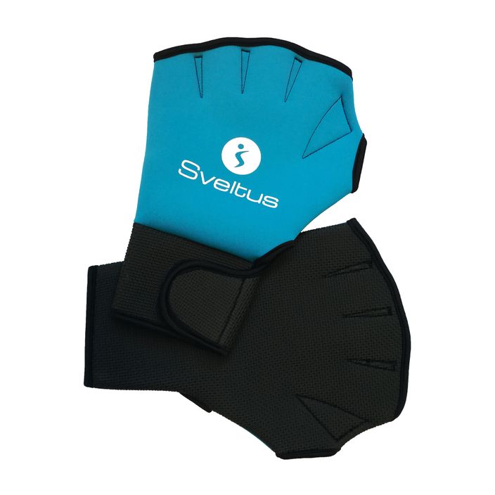 Ръкавици Sveltus aquafitness 1840 aqua black/blue 2