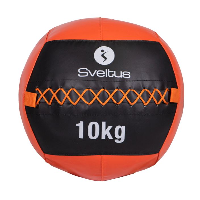 Медицинска топка Sveltus Wall Ball 10 kg black/red 2