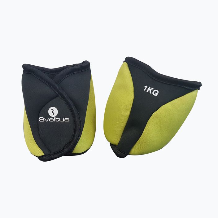 Тежести за глезена Sveltus 1 kg 2 бр. yellow/black