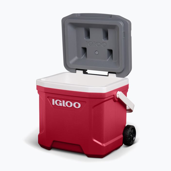 Туристически хладилник Igloo Latitude 16 Qt Roller 15 l industrial red/ meteorite 12