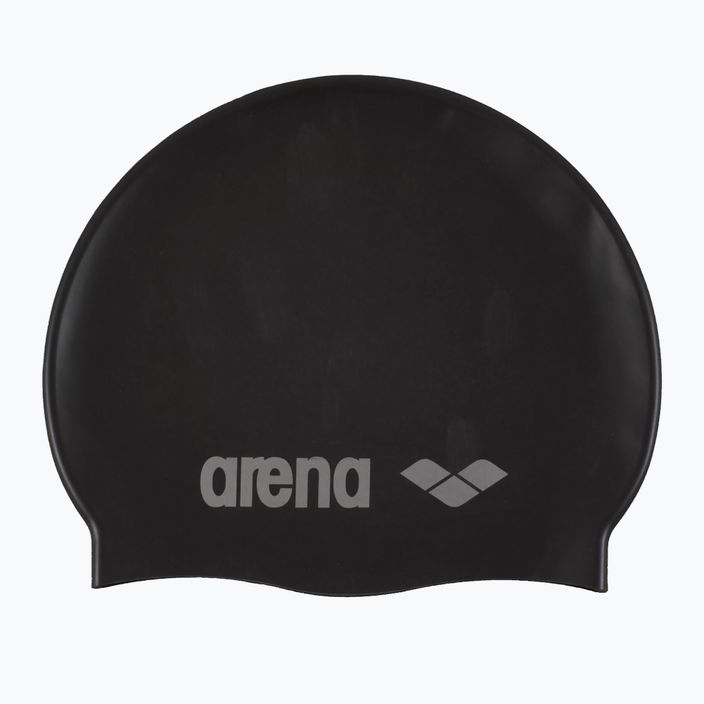 Детска шапка за плуване arena Classic Silicone черна 91670 2