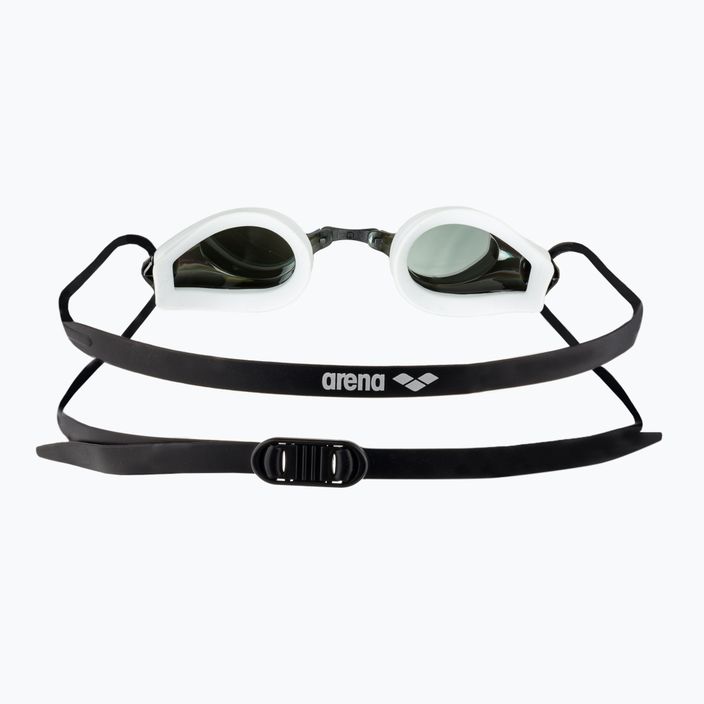 Очила за плуване Arena Tracks Mirror бели/червени/черни 5