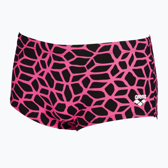 Мъжки къси панталони за плуване arena Carbonics с ниска талия black/pink 000053 4
