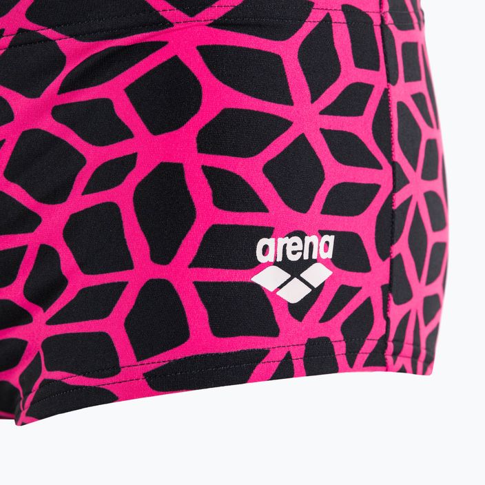 Мъжки къси панталони за плуване arena Carbonics с ниска талия black/pink 000053 3