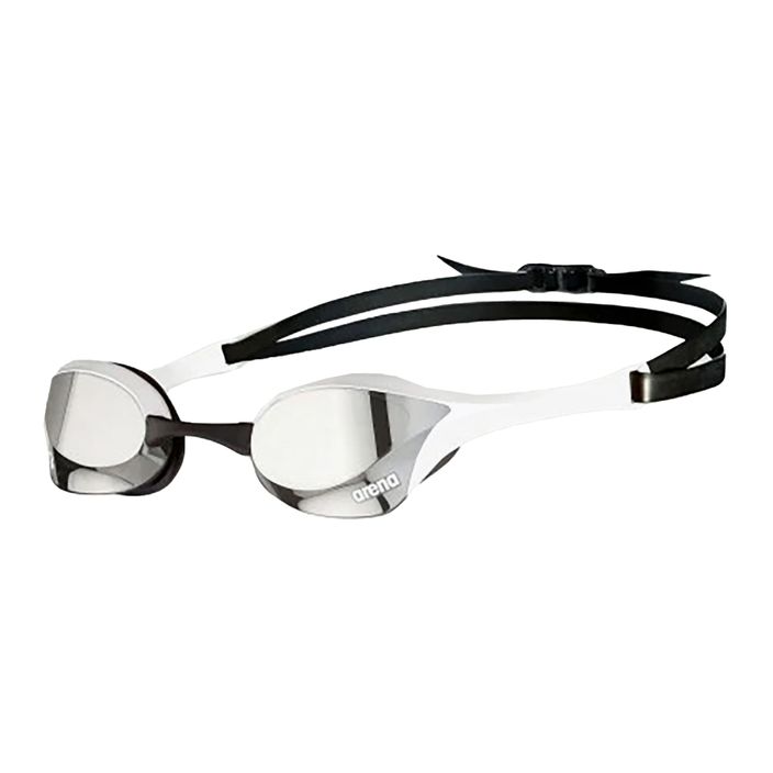 Очила за плуване Arena Cobra Ultra Swipe Mrirror сребристо/бяло 2