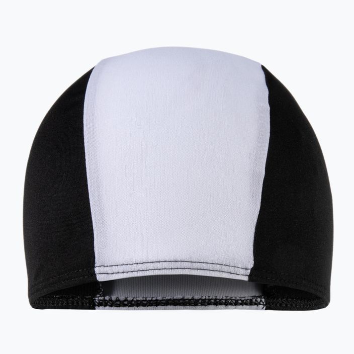 Детска шапка за плуване ARENA Polyester II черно и бяло 002468/510 2
