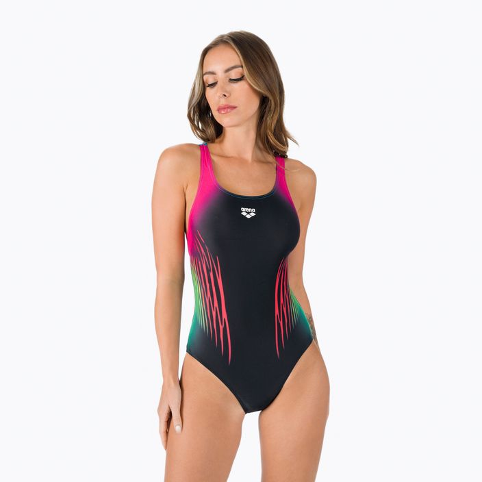Бански костюм за жени ARENA Multicolour Webs Swim Pro Back One Piece Black 002827/590