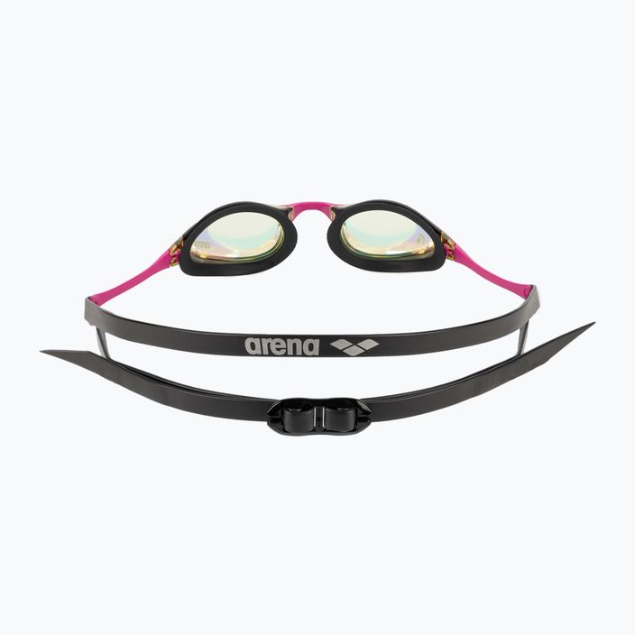 Очила за плуване Arena Cobra Swipe Mirror yellow copper/pink 004196/390 5