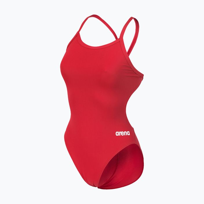 Дамски бански костюм от една част arena Team Challenge Solid red 004766 4