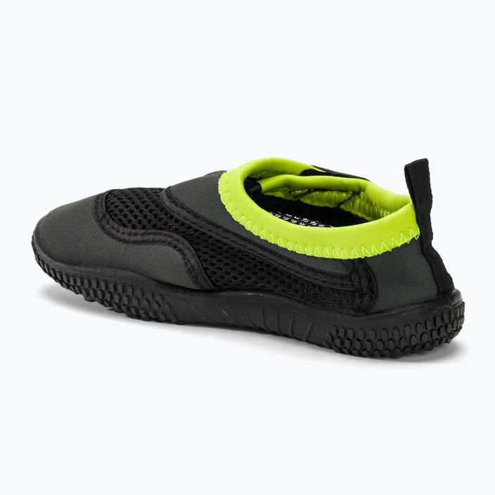 Детски водни обувки Arena JR тъмно сиви/лимонови водни обувки 3