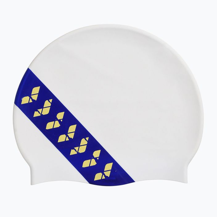 Arena Icons Team Stripe шапка за плуване бяла 001463 3