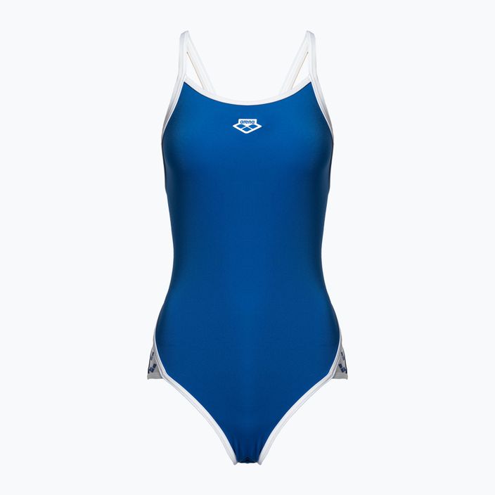 Дамски бански костюм от една част arena Icons Super Fly Back Solid blue 005036