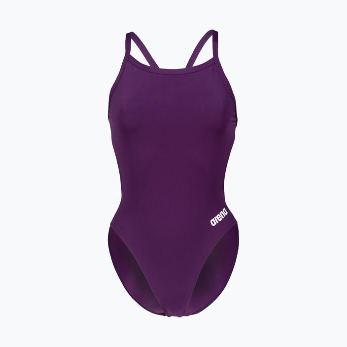Дамски бански костюм от една част arena Team Challenge Solid purple 004766 4
